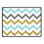 Chevron  Fleece Blanket (Small) 50 x40  Blanket Front