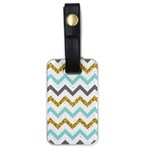 Chevron  Luggage Tag (one side) Front