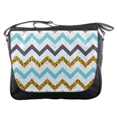 Chevron  Messenger Bag by Sobalvarro