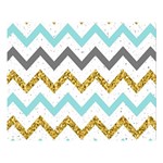 Chevron  Double Sided Flano Blanket (Large)  Blanket Back