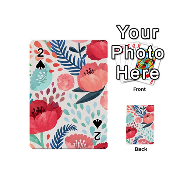 Floral  Playing Cards 54 Designs (Mini)