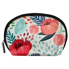 Floral  Accessory Pouch (large) by Sobalvarro