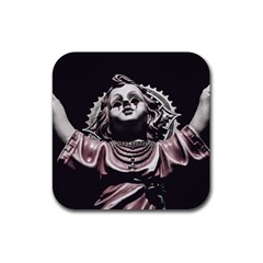 Angel Crying Blood Dark Style Poster Rubber Coaster (square)  by dflcprintsclothing