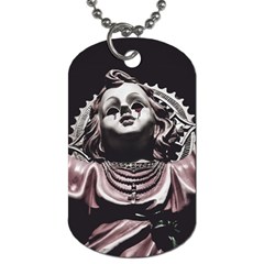 Angel Crying Blood Dark Style Poster Dog Tag (two Sides) by dflcprintsclothing