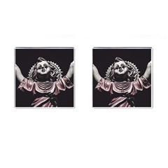 Angel Crying Blood Dark Style Poster Cufflinks (square) by dflcprintsclothing