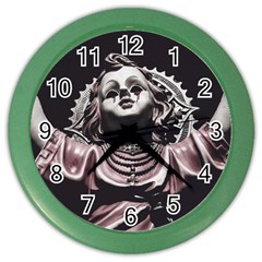 Angel Crying Blood Dark Style Poster Color Wall Clock by dflcprintsclothing