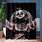 Angel Crying Blood Dark Style Poster Shower Curtain 60  x 72  (Medium)  60 x72  Curtain