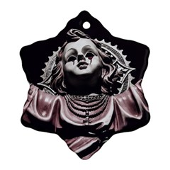 Angel Crying Blood Dark Style Poster Ornament (snowflake) by dflcprintsclothing