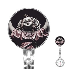 Angel Crying Blood Dark Style Poster Stainless Steel Nurses Watch by dflcprintsclothing