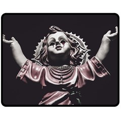 Angel Crying Blood Dark Style Poster Double Sided Fleece Blanket (medium) 