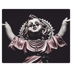 Angel Crying Blood Dark Style Poster Double Sided Flano Blanket (medium)  by dflcprintsclothing