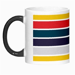 Horizontal Colored Stripes Morph Mugs by tmsartbazaar