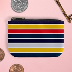 Horizontal Colored Stripes Mini Coin Purse by tmsartbazaar