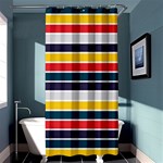 Horizontal Colored Stripes Shower Curtain 36  x 72  (Stall)  Curtain(36 X72 ) - 33.26 x66.24  Curtain(36 X72 )