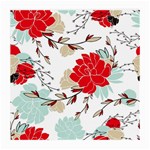 Floral pattern  Medium Glasses Cloth Front