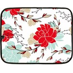 Floral pattern  Fleece Blanket (Mini) 35 x27  Blanket