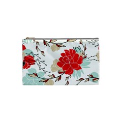 Floral Pattern  Cosmetic Bag (small) by Sobalvarro