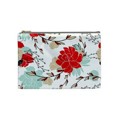 Floral Pattern  Cosmetic Bag (medium) by Sobalvarro