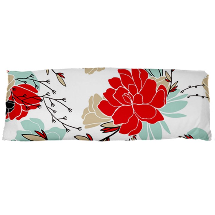 Floral pattern  Body Pillow Case Dakimakura (Two Sides)