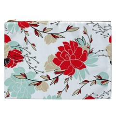 Floral Pattern  Cosmetic Bag (xxl) by Sobalvarro