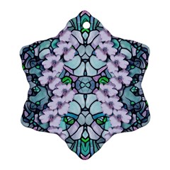 Paradise Flowers In Paradise Colors Ornament (Snowflake)