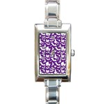 Halloween  Rectangle Italian Charm Watch Front