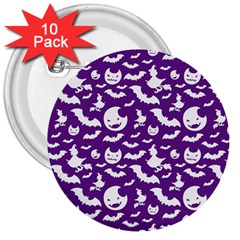 Halloween  3  Buttons (10 Pack)  by Sobalvarro