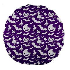 Halloween  Large 18  Premium Round Cushions by Sobalvarro