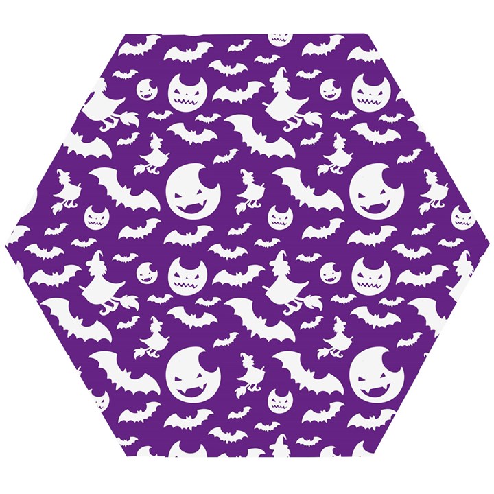 Halloween  Wooden Puzzle Hexagon