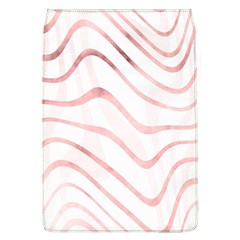 Pink Abstract Stripes On White Removable Flap Cover (l) by SpinnyChairDesigns