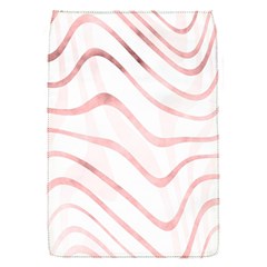 Pink Abstract Stripes On White Removable Flap Cover (s) by SpinnyChairDesigns