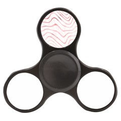 Pink Abstract Stripes On White Finger Spinner by SpinnyChairDesigns