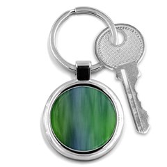 Green Blue Gradient Batik Key Chain (round) by SpinnyChairDesigns