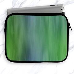 Green Blue Gradient Batik Apple Ipad 2/3/4 Zipper Cases by SpinnyChairDesigns