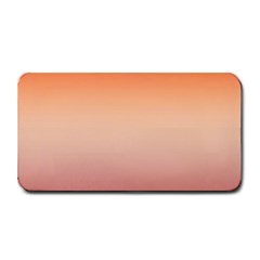 Vermilion Coral Sunset Gradient Ombre Medium Bar Mats by SpinnyChairDesigns