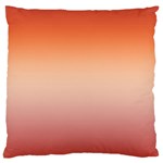 Vermilion Coral Sunset Gradient Ombre Standard Flano Cushion Case (Two Sides) Front