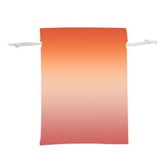 Vermilion Coral Sunset Gradient Ombre Lightweight Drawstring Pouch (m) by SpinnyChairDesigns