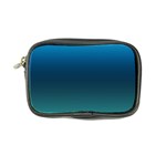 Blue Teal Green Gradient Ombre Colors Coin Purse Front