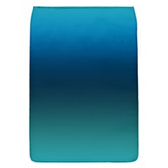 Blue Teal Green Gradient Ombre Colors Removable Flap Cover (s) by SpinnyChairDesigns