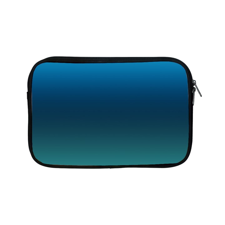 Blue Teal Green Gradient Ombre Colors Apple iPad Mini Zipper Cases