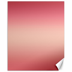 Pink Blush Gradient Ombre Colors Canvas 16  X 20  by SpinnyChairDesigns