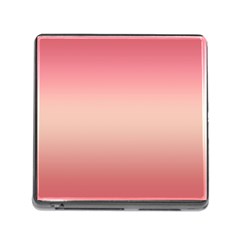 Pink Blush Gradient Ombre Colors Memory Card Reader (square 5 Slot) by SpinnyChairDesigns