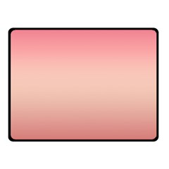 Pink Blush Gradient Ombre Colors Fleece Blanket (small) by SpinnyChairDesigns