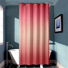 Pink Blush Gradient Ombre Colors Shower Curtain 36  X 72  (stall)  by SpinnyChairDesigns