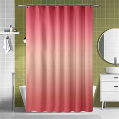 Pink Blush Gradient Ombre Colors Shower Curtain 48  X 72  (small)  by SpinnyChairDesigns