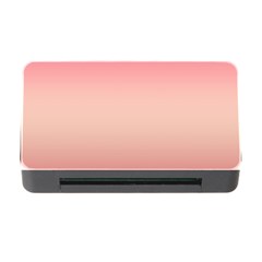 Pink Blush Gradient Ombre Colors Memory Card Reader With Cf by SpinnyChairDesigns