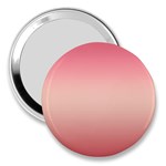 Pink Blush Gradient Ombre Colors 3  Handbag Mirrors Front