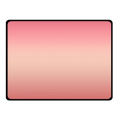 Pink Blush Gradient Ombre Colors Double Sided Fleece Blanket (small)  by SpinnyChairDesigns