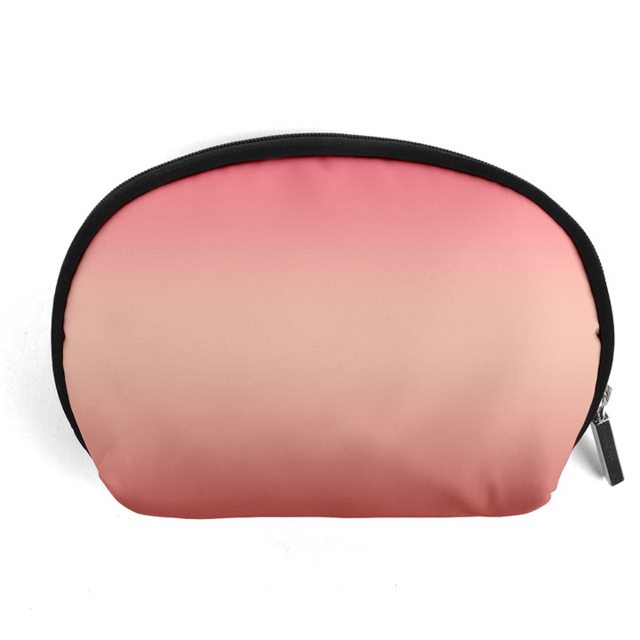 Pink Blush Gradient Ombre Colors Accessory Pouch (Large)