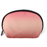 Pink Blush Gradient Ombre Colors Accessory Pouch (Large) Back